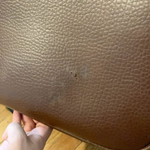 Vintage Montblanc Luggage Leather Rolling Suitcase - Picture 3 of 8